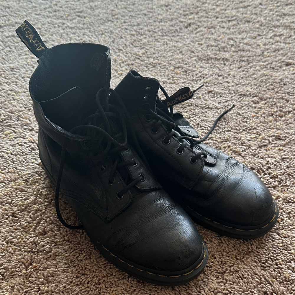 Dr. Martens Black Lace-Up Men's Boots